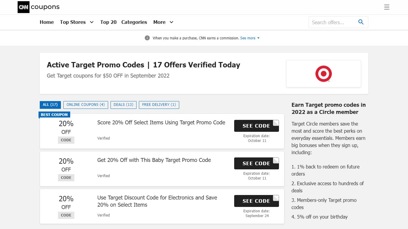 Target Promo Codes - 20% OFF in August 2022 - CNN